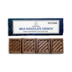 Shroomies – Milk Chocolate Crunch Bar 3000mg