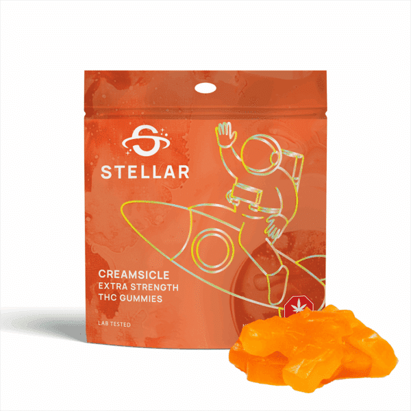 Stellar - Creamsicle 2000mg Extra Strength THC Gummies