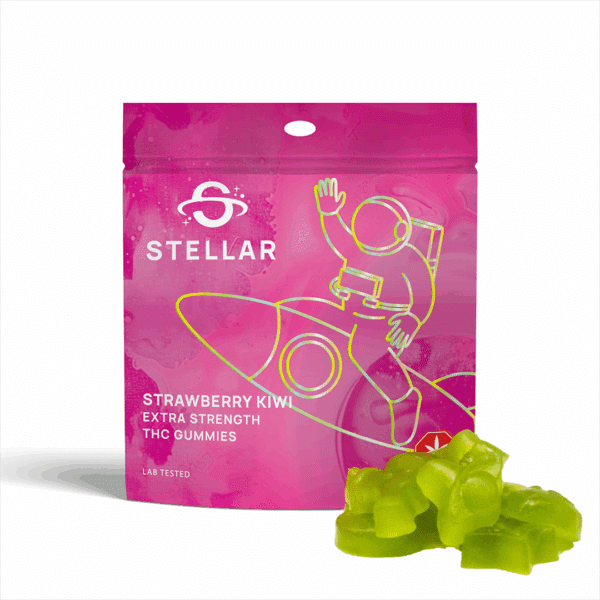 Stellar - Strawberry Kiwi 2000mg Extra Strength THC Gummies