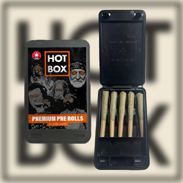 Hotbox 5 Pack Pre Rolls Indica Sativa Hybrid with 90 minutes YYC Weed Delivery