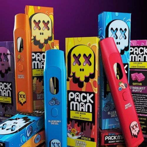 PACKMAN – CHERRY GUSHERS – LIVE RESIN + LIQUID DIAMOND VAPES – 2g