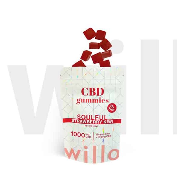 Willo 1000mg CBD - Strawberry Kiwi Gummies