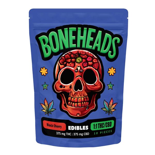 Boneheads 750mg edibles black cherry