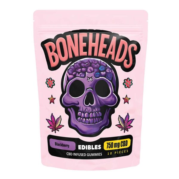 Boneheads 750mg edibles blackberry