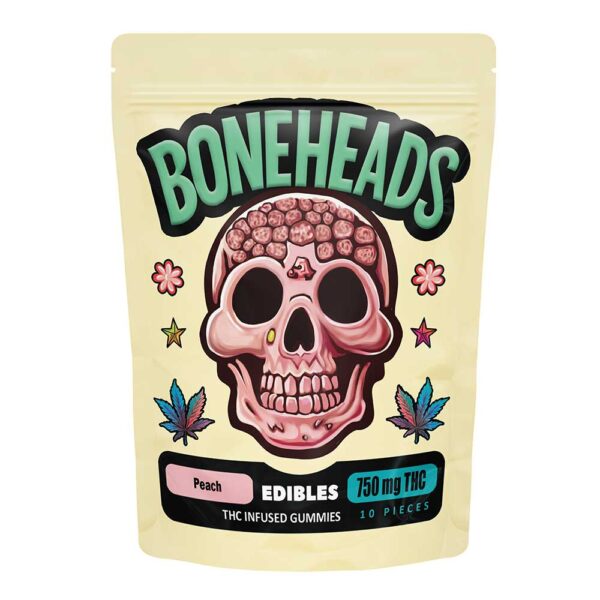 Boneheads 750mg edibles Peach