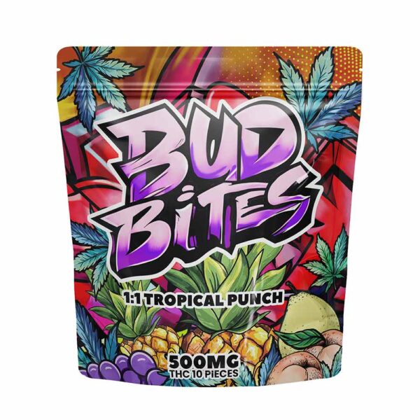 bud bites 500mg edibles tropical punch